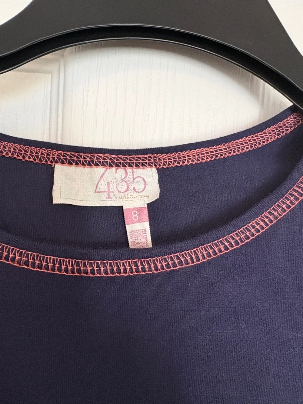 Kids size 8 Matilda Jane Navy Multi -Tier Floral & Stripe Casual Dress for Girls